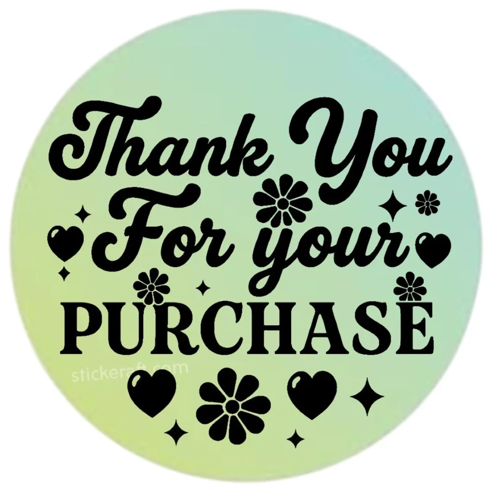 Thank You for Your Purchase Stickers – 2